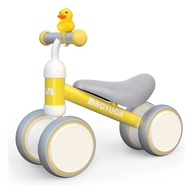 Mhcylion Bicicletta Senza Pedali - Regalo per Bambini - Design Sicuro - Facile da Assemblare