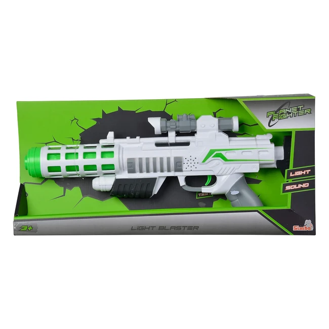 Simba Planet Fighter Light Blaster Rifle - Color Change Function - 44cm