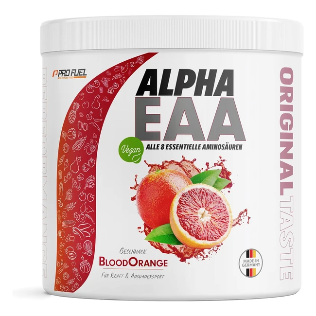 Alpha EAA Pulver 462 g - Vegan, 8 essentielle Aminosäuren, Made in Germany