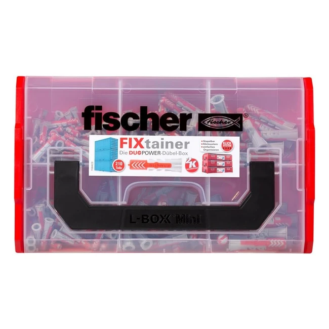 Fischer Fixtainer Duoline Elektrobox, Referenznummer 535968, mit Duopower Dübeln