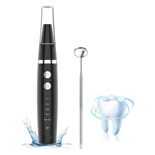 Wagner Stern Teeth Cleaning Kit - Remove Tartar Stains & Dental Plaque - 5 Modes - Rechargeable