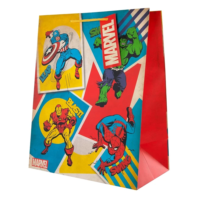 Bolsa de regalo grande Hallmark Vengadores Marvel - Ideal para cualquier ocasi