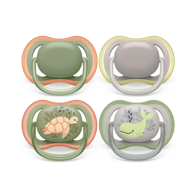 Philips Avent Ultra Air Schnuller 4er Pack - BPA-freier atmungsaktiver Schnuller