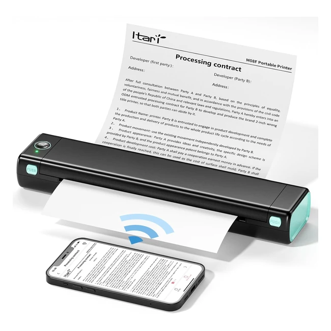 Imprimante thermique portable Itari - Bluetooth sans fil - Idale pour les d