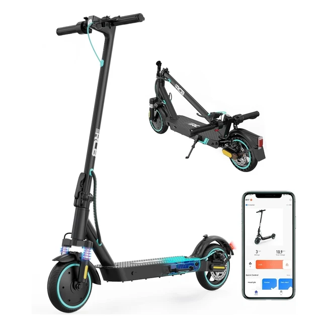 RCB Electric Scooter Adult Long Range E-Scooter Max 25km/h Comfortable Shock Absorption