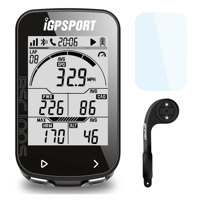 Ciclocomputer GPS iGPSPORT BSC100S - Display 26'' - Impermeabile - Bluetooth 5.0