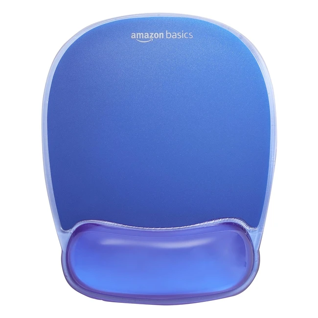Tapis de souris avec reposepoignet en gel, Amazon Basics, #274, ergonomique, confortable