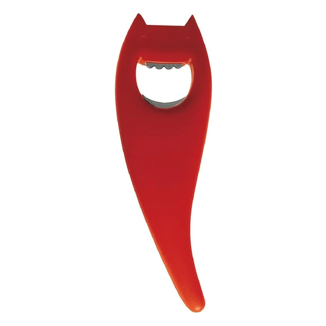 Alessi Diabolix Bottle Opener - Red ABC01R - Easy to Use and Stylish
