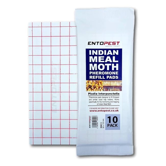Entopest Pantry Moth Traps - Refill Pads x10 - Control Infestations