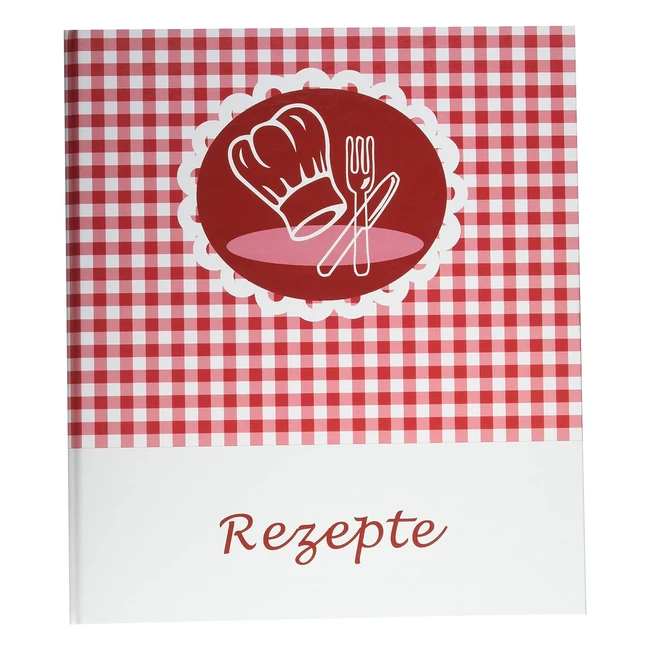 Archivador Pagna A5 con Anillas para Recetas de Cocina - Rojo