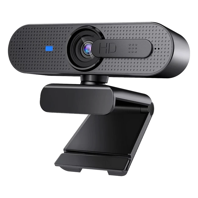 Webcam Full HD 1080p con Cubierta de Privacidad y Micrfono Estreo - Enfoque 