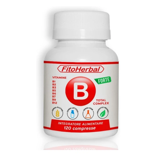 Fitoherbal Vitamina B Complex - Alto Dosaggio - Integratore per Stanchezza e Sis