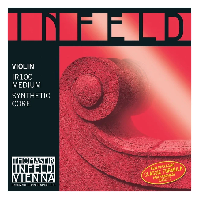 Cuerdas de violn Thomastik Infeld ncleo hbrido rojas 44 medium