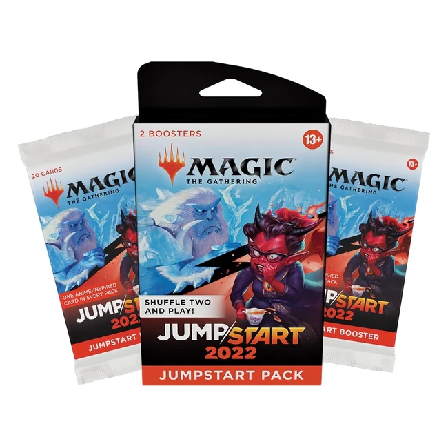 Magic The Gathering Jumpstart 2022 2-Booster Pack - Anime Inspired Cards - Wild Combinations