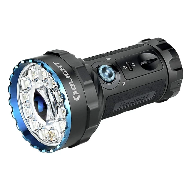 Olight X7R 2 Marauder LED Taschenlampe 12000 Lumen - Starkes Licht 3D Drehregle