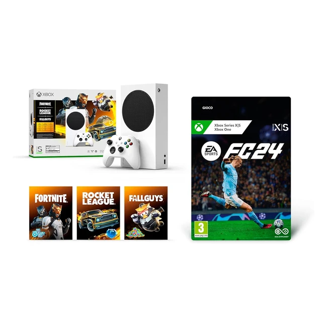 Xbox Series S 512GB White Gilded Hunter EA Sports FC 24 Standard Series XS - Codice Download