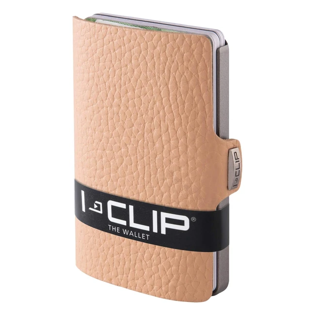 iClip Original Mini Wallet mit Geldklammer - Slim Wallet - Leder Geldbrse - Pr