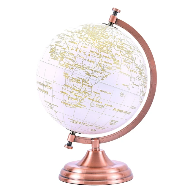 Esclusivo globo dorato Exerz 20cm - Decorazione moderna - Alta qualità - Educativo