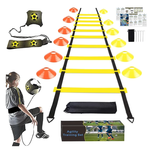 YGORTECH Football Speed Agility Training Set - Improve Skills Agility and Foot