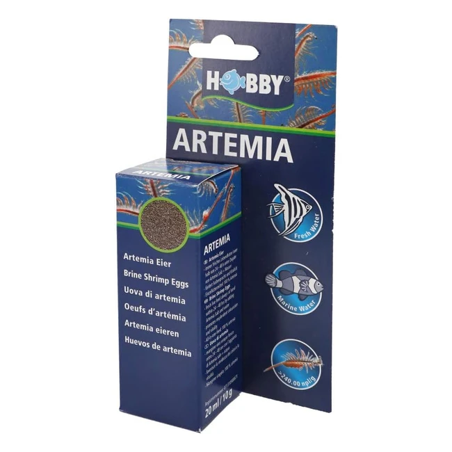 Artemia Uova 20 ml - Allevamento e Nutrizione per Pesci - Hobby