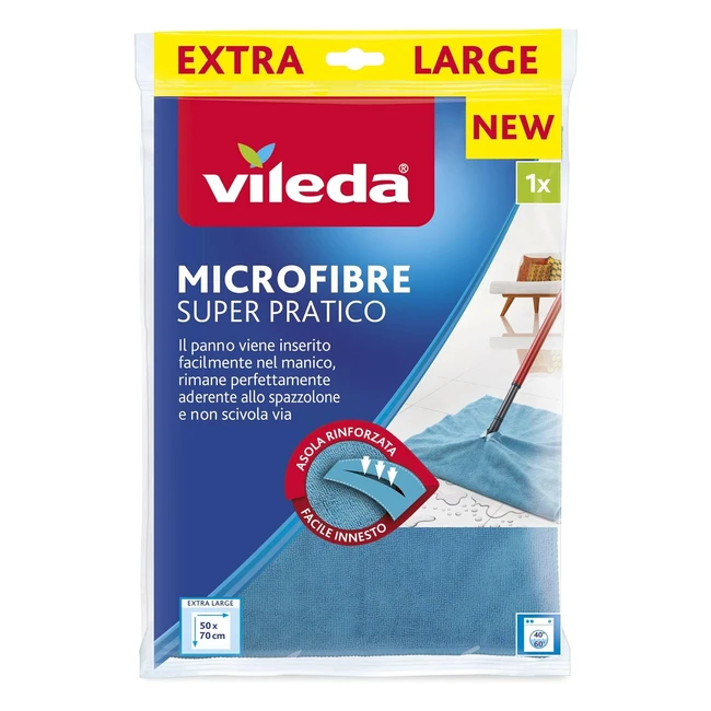 Vileda Pao Microfibra Azul 50x70cm - Práctico y Eficiente