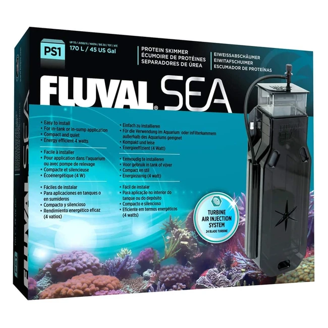 Fluval Sea Skimmer pour aquariophilie - Installation facile, fonctionnement silencieux