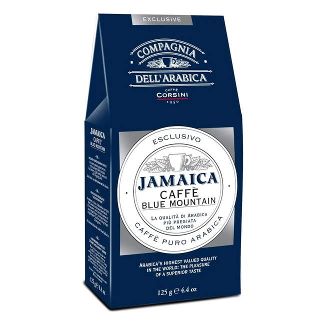 Caffè Corsini Jamaica Blue Mountain Specialty Coffee - Macinato per Espresso e Moka - Confezione da 125 gr