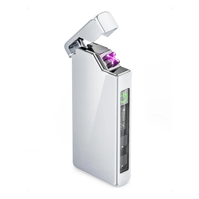 Briquet électrique USB rechargeable compact et coupe-vent - VVAY