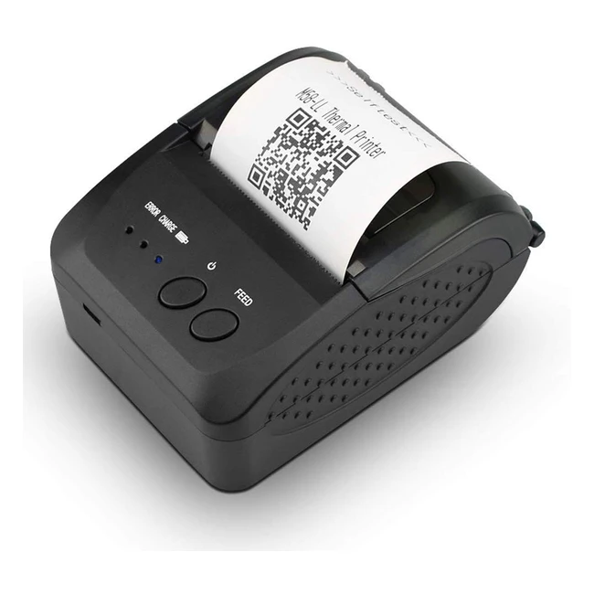 Imprimante thermique portable NETUM NT1809DD, Bluetooth, 2 pouces, compatible avec Android/iOS/PC/Windows/Linux - Réf. 12345