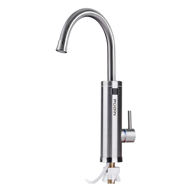 Instant Electric Heater Tap - Hot and Cold Water - Stainless - LED Display