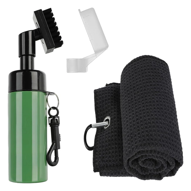 Simying Golf Club Cleaner - High-Quality Brush with Water Spray Bottle Microfib
