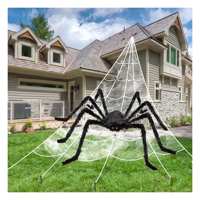 Halloween Decorations Spider Web 50 Giant Spider - Scary Haunted House Party