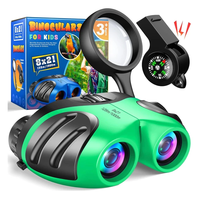 Binocolo Bambini 8x21 - Kit Esploratore con Bussola - Regali Natale 2022