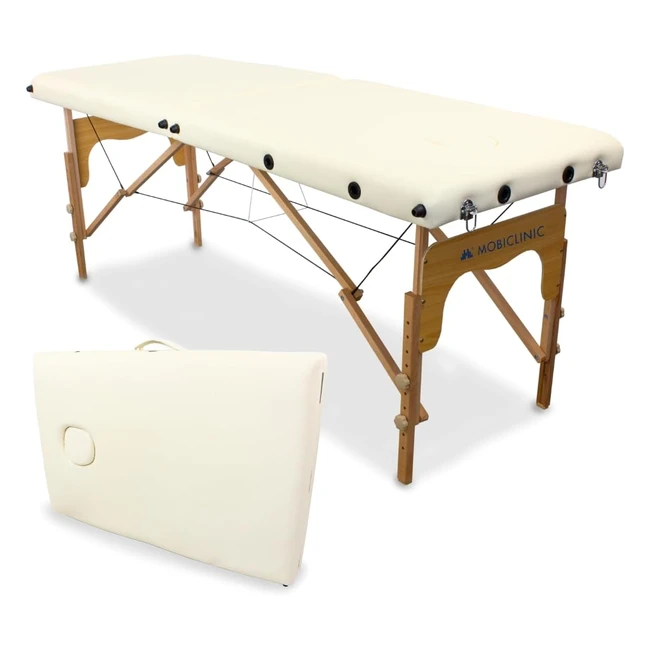 Table de massage pliante portable Mobiclinic CMO1 Basic 180x60 cm