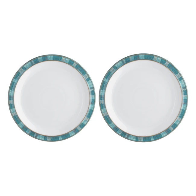 Denby 124048805 Dinner Plates - Stoneware White - High Quality & Durable