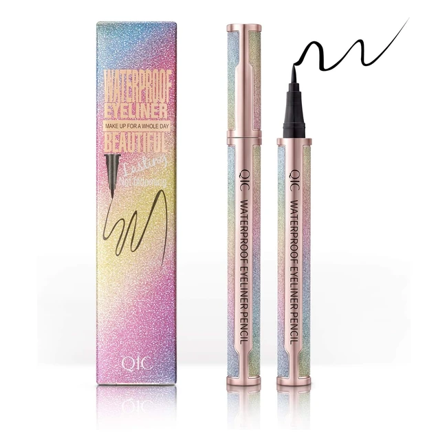 Onlyoily Waterproof Black Eyeliner - Precision Micro Eye Liner Pen - Long Lasting & Quick Drying