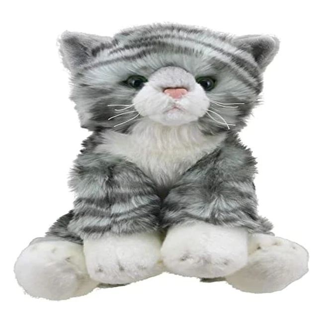 Peluche Wilberry Tabby Cat - Alta calidad y detalles - Estimula la creatividad y la imaginación - Decoración encantadora para el dormitorio