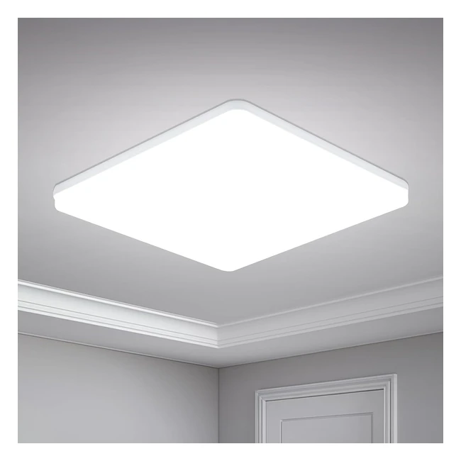 Yafido Ceiling Light Ultra Slim 48W 4320lm LED Panel Light
