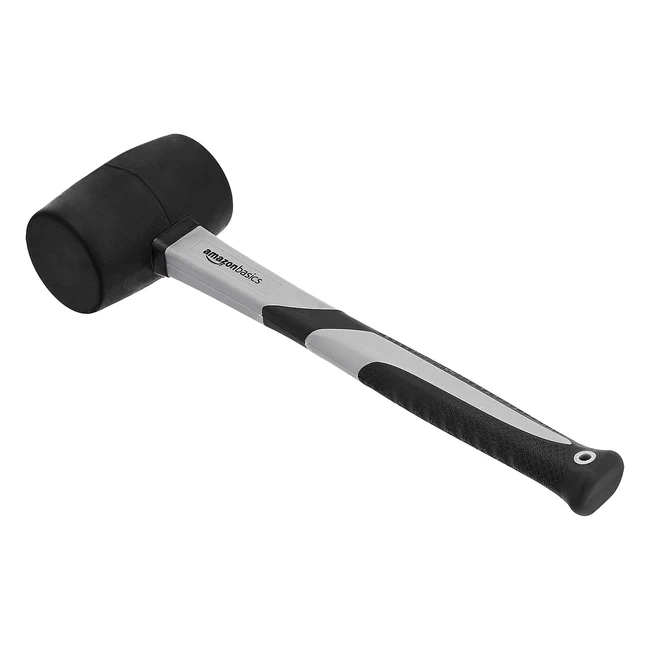 Amazon Basics Club Hammer with Fibreglass Handle - 450g | Lightweight & Versatile