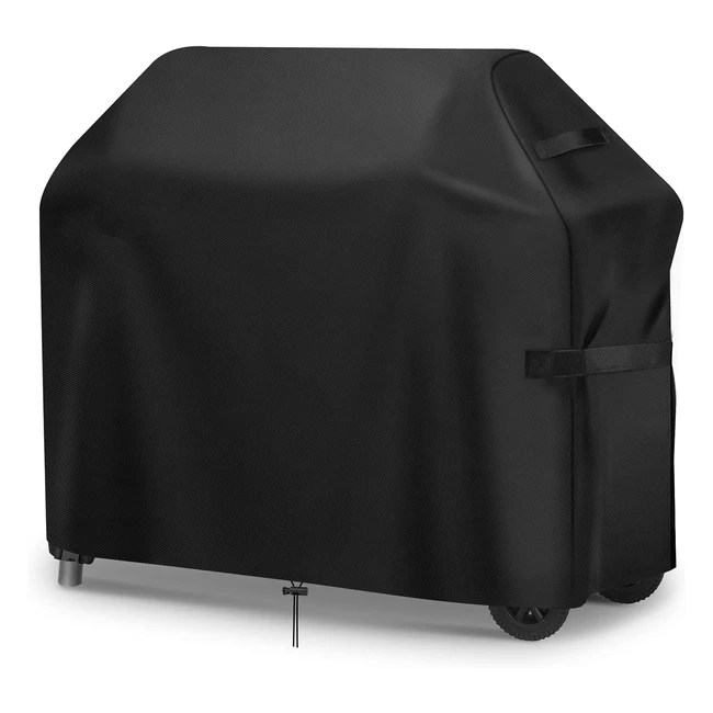 BBQ Cover Waterproof 420D Heavy Duty Oxford Fabric - BBQ Outdoor Gas Grill Cover - Weber Brinkmann Outback Char Broil - 147x61x122cm