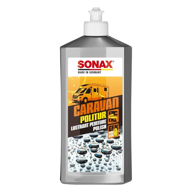 Polish Sonax pour caravane 500 ml - Lisse les surfaces altérées - Référence: [référence du produit]