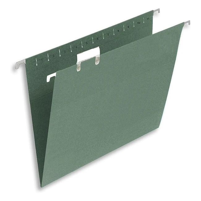 Carpeta colgante Elba tamaño folio 25 unidades verde