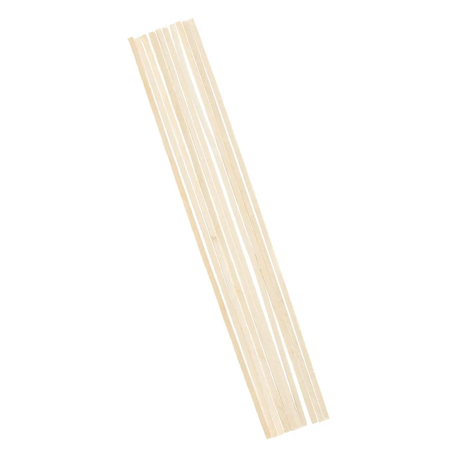 Bâtons en bois pour barbe papa - Fabriqués en bois de sapin et de pin - Contenu : 10 pièces - Dimensions : 30 cm