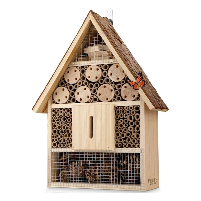Casetta per api e insetti Wildlife Friend - Resistente alle intemperie - Dimensioni 23x39x7 cm