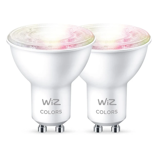 Wiz Smart Bulb Colour 2 Count Pack of 1 - Easy Plug and Play, App Control, Millions of Colors