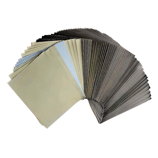 Feihu Wet Dry Sandpaper 120-10000 Grit Assorted Sheets - Automotive Sanding Wood