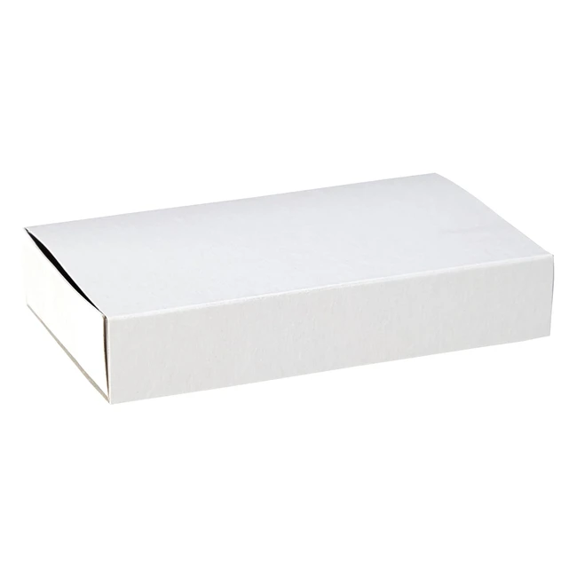 Rayher Hobby 8147000 Streichholzschachteln Groß Blanko Leer Weiß 12 Pappschachteln zum Basteln und Dekorieren Größe 11 x 65 x 2 cm
