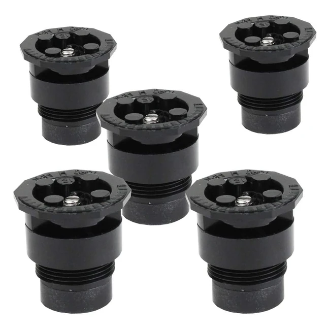 Toro 53470 5-Pack 570 Series MPR 15 Half Nozzle - Black | Save Water, Mix Radius and Pattern | Limited Stock!