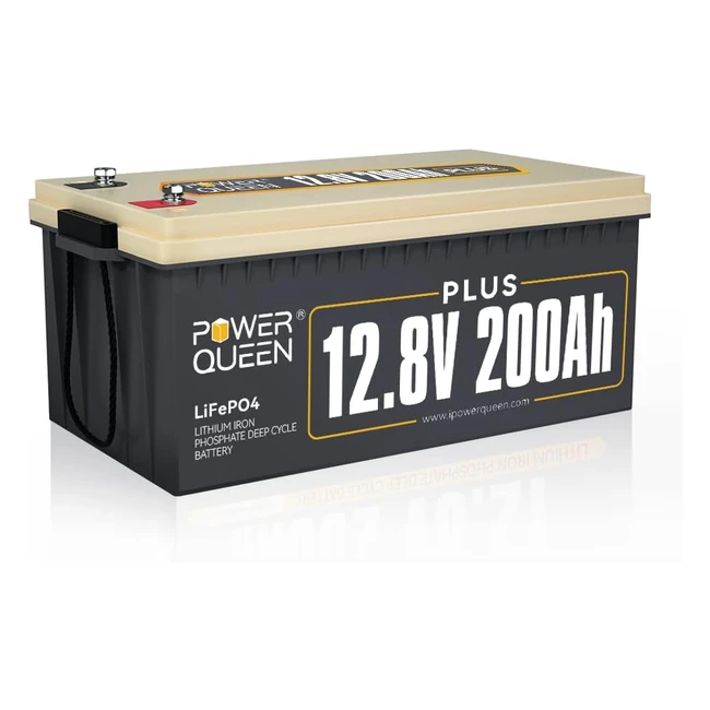 Power Queen LiFePO4 Batterie 12V 200Ah  BMS 200A  2560W Leistung  4000-15000 
