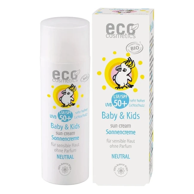 Crema Solar Eco Cosmetics Beb Kids Neutral LSF 50 50 ml - Proteccin UVAUVB